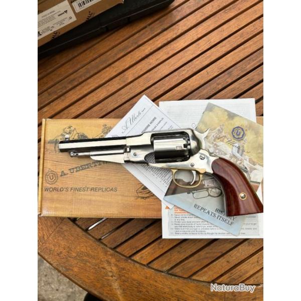 Revolver, remington 1858 uberti inox 5.1/2; cal 44