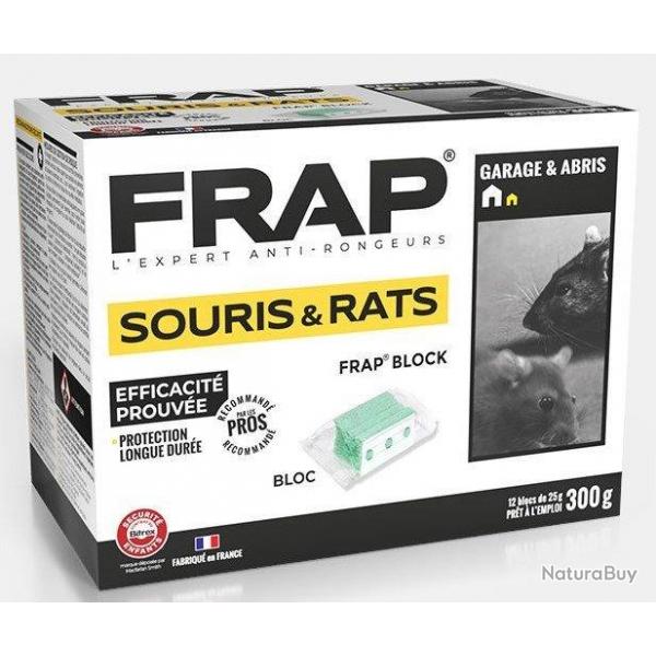 Raticide FRAP block pour souris et rat