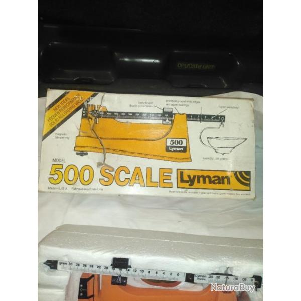 BALANCE LYMAN 500 SCALE  METRIQUE  EN BOITE