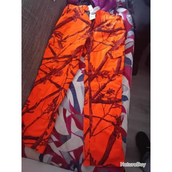 Pantalon orange traqueur ou autre