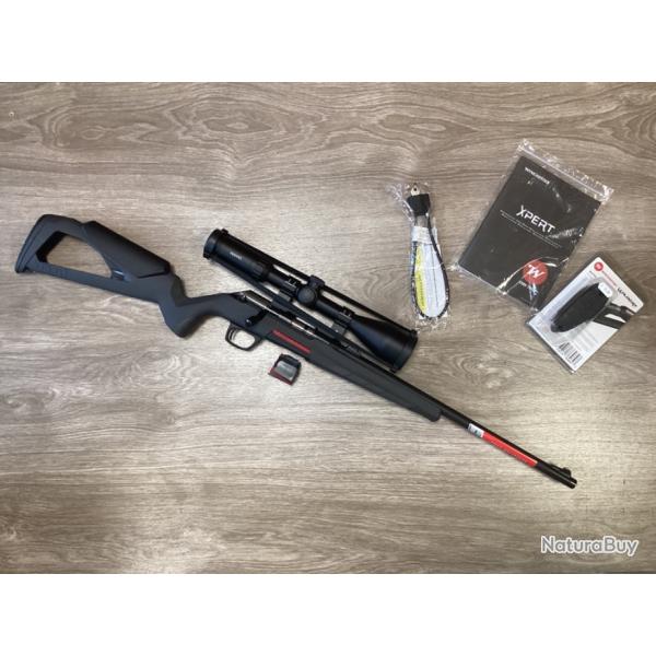 Winchester xpert compo calibre 22lr avec lunette HAWKE vantage 3-9x50 mil dot avec montage 25,4