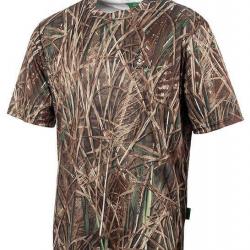 DESTOCKAGE 2025 ! T shirt De Chasse Treeland Camo Roseaux