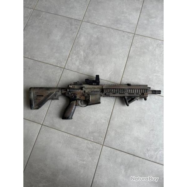 Airsoft - HK416 VFC GBBR + 6 chargeurs + accessoires