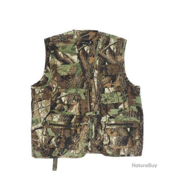 Gilet multipoche chasse camouflage taille M