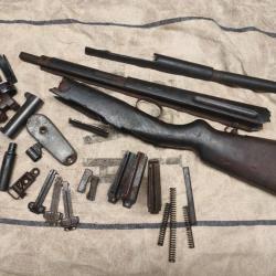 Lot de pièces de second choix Mauser 98 et divers exports et allemands ww1 WW2 en enchères à 1