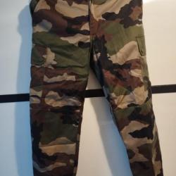 Pantalon treillis camouflage armée française