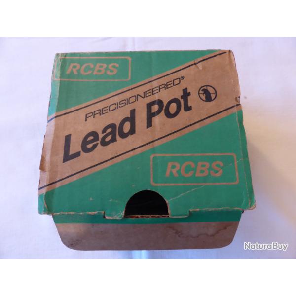 Creuset  plomb Lead Pot RCBS neuf en boite