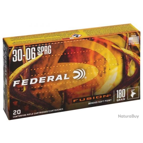 1 Boite de Balles Federal Fusion Calibre 30-06 SPRG 180gr