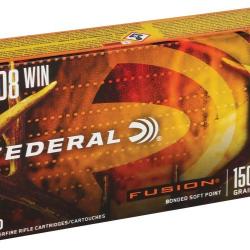 1 Boite de Balles Federal Fusion Calibre 308 Win 180gr