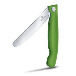 Victorinox 6.7836.F4B Couteau d'office pliant Vert Swiss Classic