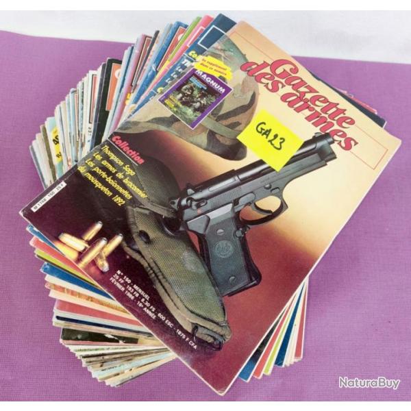 Collection Gazette des armes du n101 de janvier 1982 au n150 de fvrier 1986