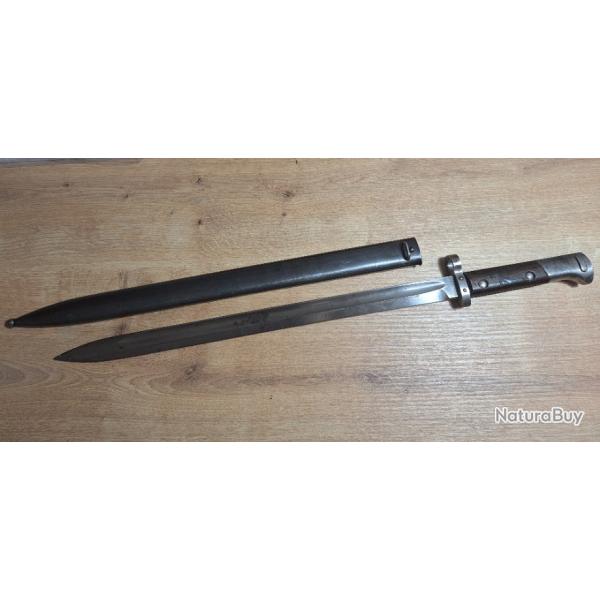Baonnette Mauser 98 Perse trs bon tat