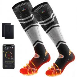 Chaussette Chauffante pour Homme ou Femme Taille XL avec Batteries 2x5000mAh