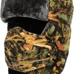 Chapka Camouflage Chapeau de Trappeur pour la Chasse avec Fausse Fourrure Intérieur Chaud Neige