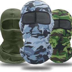 Chasse Cagoule Visage Masque Coupe-Vent Camouflage Tactique Militaire Cache Cou x3 PCS