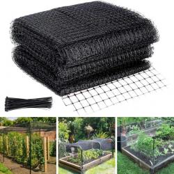 Filet Protection Anti Oiseaux Anti Prédateur Pour les Potagers les Jardins Les arbres à Fruit 4x10M