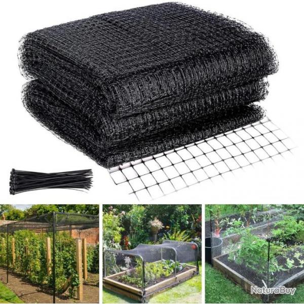 Filet Protection Anti Oiseaux Anti Prdateur Pour les Potagers les Jardins Les arbres  Fruit 4x10M