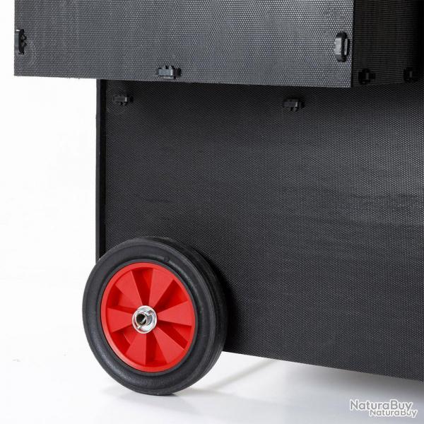 Roulettes pour poulailler surlev 2  5 poules plastique recycl