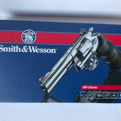 Pack prêt à tirer revolver smith&wesson 629 6,5 co2 cal 4,5 MM steel finish