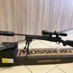 Vends PACK affût/approche MOSSBERG cal.243win toute équipée avec MONOCULAIRE thermique