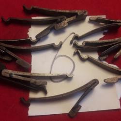 lot 6 - serie de ressorts en v pour noix de chien sur platine armes anciennes