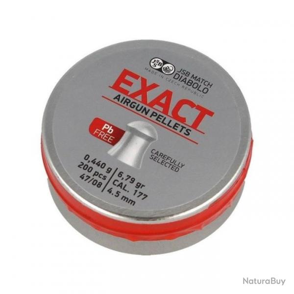 PLOMBS JSB EXACT LEAD FREE 4.50mm/0.440Gr x200