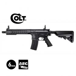 REPLIQUE AEG COLT M4 CQBR métal Noir 6mm 1.2J Réplique seule (avec batterie)