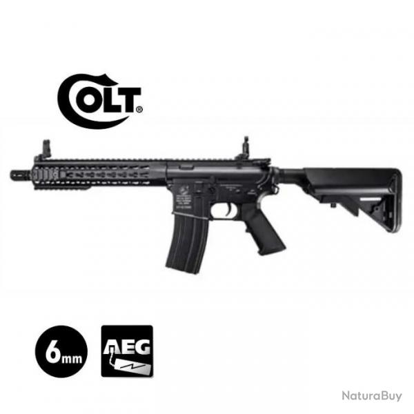 REPLIQUE AEG COLT M4 CQBR mtal Noir 6mm 1.2J Rplique seule (avec batterie)