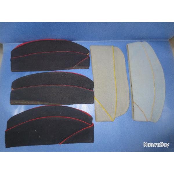 lot de 5 calots militaires franais