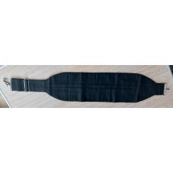 Ceinture de soie noire Marine Nationale début XXe s.