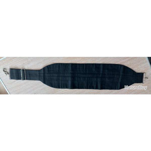 Ceinture de soie noire Marine Nationale dbut XXe s.