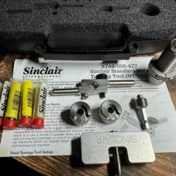 Kit Neck turning Tourneur de collet micro ajustable tool Sinclair international Calibre .30 et .338