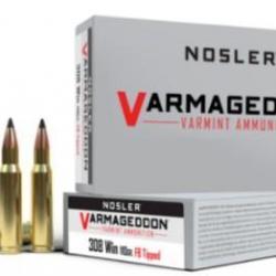 Cartouches NOSLER cal.308win varmageddon 110gr vg fbt par 60