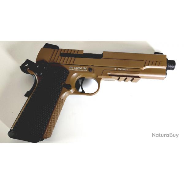 Pistolet Sig Sauer 1911 CO2 Emperor Scorpion BBs cal. 4.5 mm 1.7 joules - tan