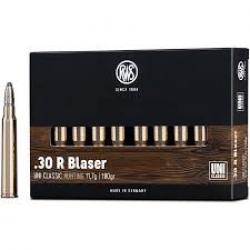 Balles 30 R Blaser RWS Uni Classic 11,7g 180 gr