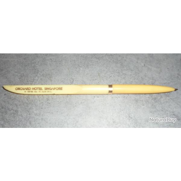 VINTAGE ANCIEN STYLO / OUVRE-LETTRE / COUPE-PAPIER - ORCHARD HOTEL SINGAPORE