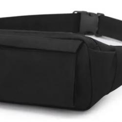 Sac Banane Imperméable - Multipoches - Noir - Adulte Homme/Femme