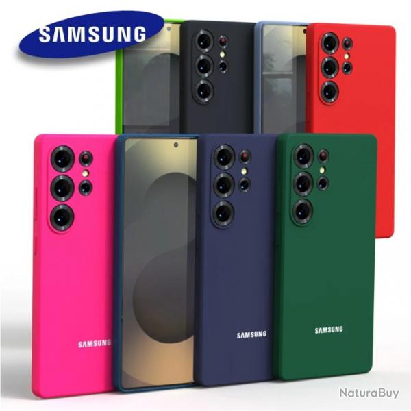 SAMSUNG Coque Silicone Couleur pour Galaxy, Couleur: Au Choix, Smartphone: Au Choix