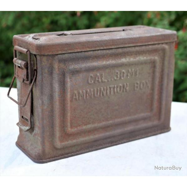 US ARMY caissette US M1 CANCO CAL 30M1 AMMUNITION BOX 1944 - NORMANDIE 1944 SLO22US30M1RO01