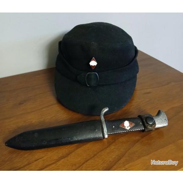 Dague + casquette hj allemand ww2