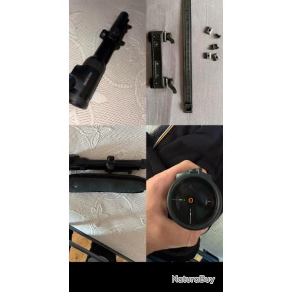 Swarovski Z6i a rail 1-6x24+montage blaser+ montage recknagel