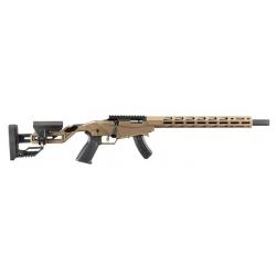 CARABINE RUGER PRECISION RIMFIRE TAN 22LR 46CM 10 COUPS FILETE