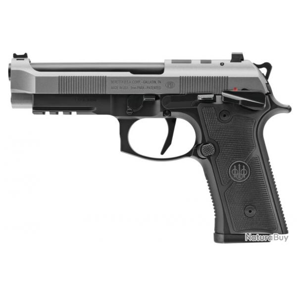 Pistolet Beretta 92XI cal.9mm para SA 18cps 119mm 2 chargeurs