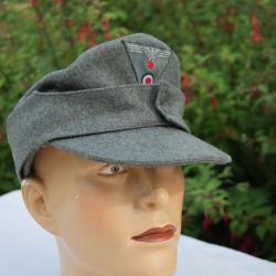 MILITARIA ALLEMAND WWII EXCELLENTE copie de casquette allemande modèle 43 WWII - ref BLA24CSQ001