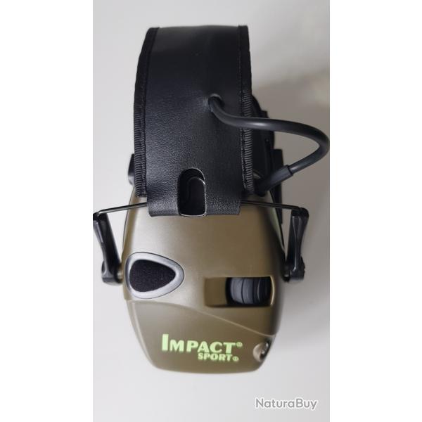 Casque  de protection auditive  vert + TUIS de rangement