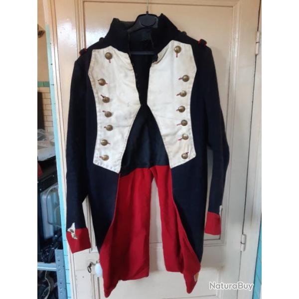 Habit veste dans le style grenadier de la garde 1 er empire