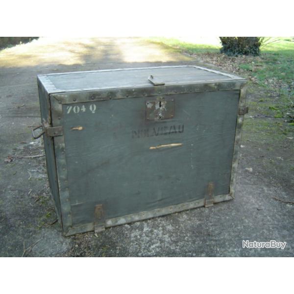 ancien bureau militaire de campagne pour officier franais du 1er rgiment  poque guerre Indochine.