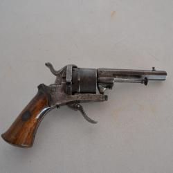 Revolver liegeois à broche - calibre 7 mm