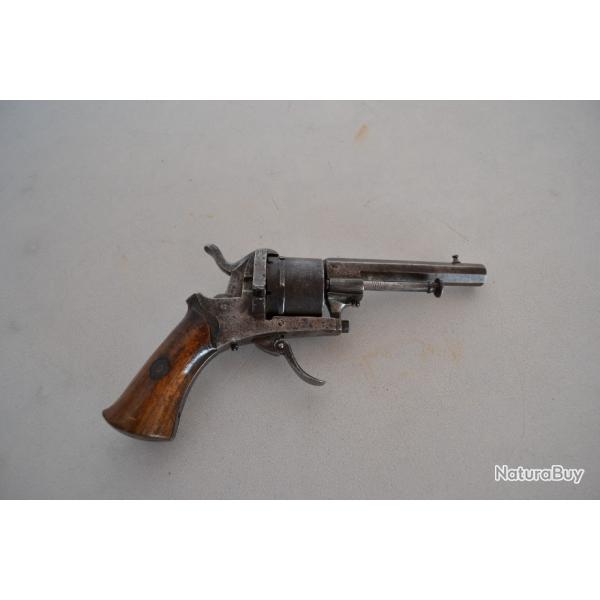 Revolver liegeois  broche - calibre 7 mm