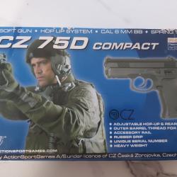 CZ 75D Compact Air Soft Gun (0,4j)